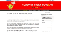 Desktop Screenshot of collectorfreakboutique.com